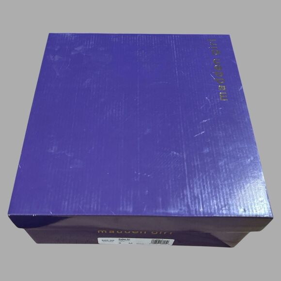 Madden Girl Boots Size 8 Cognac Brown Elsie Riding Style Knee High Buckle Strap - Picture 9 of 9